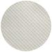 Dalyn Rugs Indoor/Outdoor York YO1 Ivory Washable 4 x 4 Rug