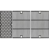 Hisencn Cast Iron Cooking Grates for Pit boss Austin XL Rancher XL 1000 XL 1100pro Series Traeger Pro Series 34 Traeger Texas Elite 34 Wood Pellet Smoker Grills Replacement Parts 3 Pcs