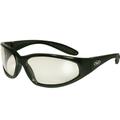 Spits Eyewear Hercules Safety Glasses (Frame Color: Gloss Black Frame With Foam Padding Lens Color: Clear)