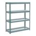 Global Industrial 4 Shelf Extra HD Boltless Shelving Starter 48 W x 24 D x 72 H Wire Deck