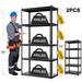 Lilypelle storage shelves XXL garage shelving Upgraded 2250lbs Capacity 72 H heavy duty storage shelf Steel 2PCS