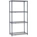 Nexelon Wire Shelving Blue Epoxy 36 W X 14 D X 54 H