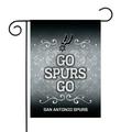 NBA Basketball San Antonio Spurs Go Spurs Go 13 x 18 Double Sided Garden Flag