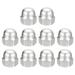 1/2-13 Acorn Cap Nuts 10pcs - 304 Stainless Steel Hardware Nuts Acorn Hex Cap Dome Head Nuts (Silver)