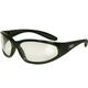 Spits Eyewear Hercules Safety Glasses (Frame Color: Gloss Black Frame With Foam Padding Lens Color: Yellow Tint)