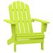 Carevas Patio Adirondack Chair Solid Fir Wood Green