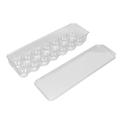 HElectQRIN 14 Grid Egg Holder Plastic Egg Storage Box Storage Container Egg Tray Organizer For Refrigerator Egg Tray Egg Holder