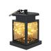 2 Pack Solar Lights Outdoor Hanging Retro Lantern Lights LED Garden Waterproof Lights for Patio Yard Garden Pathway Decoration