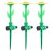 NUOLUX 3Pcs Sunflower Nozzle Inserting Ground Garden Watering Drip Irrigation Equipment