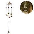 Lucky Wind Chime Chinese Feng Shui Metal Bell Wind Chime Wind Bell Vintage Feng Shui Hanging Chime for Good Luck Safe Home Garden Patio Hanging Decoration Style 2
