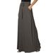 knqrhpse Skirts for Women Casual Dresses Maxi Dress Casual Dress Spring And Autumn City Leisure Skirt Ladies Solid Color Drawstring Skirt Womens Dresses Grey Dress S