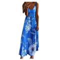 knqrhpse Sundresses for Women Maxi Dress Casual Dress Women Crochet Bikini Wrap Smock Handmade Sarong Cover Beach Up Women s Dress Womens Dresses Blue Dress 4Xl