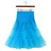 knqrhpse Prom Dress Mardi Gras Outfit Mardi Gras Dress Skirts for Women Casual Dress Womens High Waist Pleated Short Skirt Adult Tutu Dancing Skirt Womens Dresses Sky Blue Dress Xl