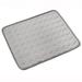 Self Cooling Mat for Dog Cooling Pad Summer Pet Bed for Dogs Cats Kennel Pad Breathable Pet Self Cooling Blanket Dog Crate Sleep Mat Machine Washable (16x12 in Gray)