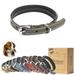 Filbert Padded Leather Dog Collar for Large Dogs Medium & Small Dogs Leather Collar for Dogs Khaki Dog Collar +12 Colors Genuine Leather Dog Collars + Leather Lining Luxury Dog Collar