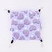 Pet Bed Warm Hanging Double Layers Pet Bed Plush Pet Supplies for Animal (20x20 Loving Heart Printed Style Purple)