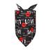 HIBRO The Office Dog Collar Dog Collar Valentine s Day Dog Bandanas Triangle Bandana Triangle Bibs Scarf Reversible Bandana Adjustable Neckerchief Scarf For Dogs Cats