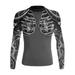 Raven Fightwear Women s Irezumi 2.0 Koi Fish BJJ Rash Guard MMA Grey