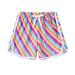 Miluxas Girls Flowy Shorts Clearance with Youth Butterfly Shorts for Fitness Running Sports Multicolor 4-5 Years