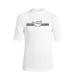 Junior Guard Shaka Bar Short Sleeve UV Protective Rashguard Sun Shirt - White / Black - YL/12