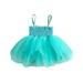 Musuos Baby Girl Dress Adjustable Halter Princess Party Dresses Wedding Party Ball Gown