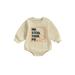 Halloween Baby Girl Outfit Long Sleeve Sweatshirt Romper Infant Sweater Onesie Cute Halloween Baby Clothes