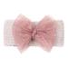 Baby Headbands Toddler Baby Boys Girls Knitted Stretch Solid Lace Bow Hairband Headwear Headband Elastics Hair Accessories