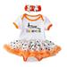 Jtckarpu Baby Girls Baby Boy Hallowee n Bowknot Cartoon Girls Outfits