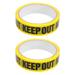 Safety tape 2PCS KEEP OUT Warning Safety Tape Safe Self Adhesive Sticker Warning Tape Masking Tape Barrier Tape Roll