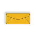No. 10 RoptexÂ® Brown Kraft Envelope w Large Bankers Flap 4-1/8 x 9-1/2 Long Fiber 28 lb Regular Vellum Finish (SFI Certified) - Box of 500 Envelopes