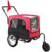 YRLLENSDAN Pet Stroller 2-in-1Dog Bike Trailer Dog Stroller Bicycle Trailer Jogger Pet Dog Carrier Cart for Medium and Large Dogs Bicycle Carrier with Water-Proof Cover &Universal Trailer Hitch