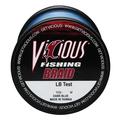 Vicious Fishing 65lb Hi-Vis Blue Braid 1500 Yards .0161 in