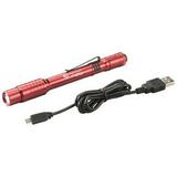 1PK Streamlight 66137 Stylus Pro USB With USB Cord and Nylon Holster Red (66137)