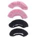 2 Pairs of Elastic Skating Cover Plush Skate Shoes Cover Durable Ice Skating Hockey Skates Cover Skating Shoe Accessory- Size XL (Light Pink + Black)