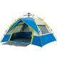 Pop Up Tent Water-resistant Portable Instant Automatic Camping Tent for 2-3/3-4 Person Family Tent Camping Hiking Backpacking