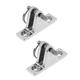 2 Pieces 316 Stainless Steel Boat Top Deck Hinge Fitting 90 Degree with Pin