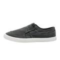 ZIZOCWA Casual Men S Canvas Shoes Breathable Solid Color Trendy Comfortable Soft Sole Walking Shoes Lightweight Non-Slip Tennis Shoes Black Size43