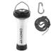 LED Camping Lantern 2600mAh 2 in 1 Camping Flashlight for Hunting (Silver A)