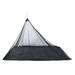 Outdoor Camping Hammock Mesh Tent Sleeping Canopy with Pegs - Black