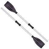 1 Pair Detachable Boat Oars Paddle Aluminum Alloy Paddle Kayak Rafting Paddle