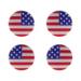 4 Pcs Silicone Tennis Racket Vibration Dampeners US Flag Pattern Tennis Racquet Absorbers Tennis Racket Strings Dampers for Players