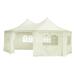 moobody Octagonal Party Tent Heavy Duty Wedding Party Tent with 8 Sidewalls Cream White 20 x 15 x 12