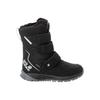 Winterboots JACK WOLFSKIN "POLAR BOOT TEXAPORE HIGH VC K", Kinder, Gr. UK 6,5 - EU 40, Normalschaft, schwarz (schwarz, grau), Main Material 100% Polyamide Second Material Lining Sole 100% Rubber/ EVA, Schuhe