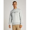 Sweatshirt TOMMY HILFIGER "TOMMY LOGO SWEATSHIRT", Herren, Gr. XL, grau (light grau heather), Sweatware, Obermaterial: 70% Baumwolle, 30% Polyester, unifarben, bestickt, casual, normal hüftbedeckend, Rundhals, Langarm eingesetzt Rippbündchen,...