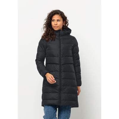 Daunenmantel JACK WOLFSKIN "LENAUPLATZ COAT W", Damen, Gr. M (38/40), grau (phantom), Obermaterial: 100% Polyamid ; Futter: 100% Polyester; Füllung: 90% Entendaunen, 10% Federn, Mäntel Image