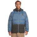 Daunenjacke QUIKSILVER "Wolfs Shoulder" Gr. XL, blau (bering sea) Herren Jacken Übergangsjacken