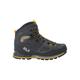 Trekkingschuh JACK WOLFSKIN "FORCE CREST TEXAPORE MID M" Gr. UK 12 - EU 47, Normalschaft, gelb (black, burly, yellow, xt) Schuhe Herren