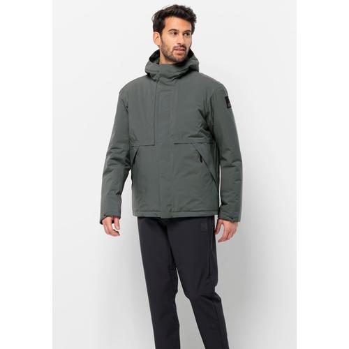 "Trekkingjacke JACK WOLFSKIN ""WANDERMOOD JKT M"" Gr. XL (54/56), grün (slate, green) Herren Jacken Trekkingjacken"