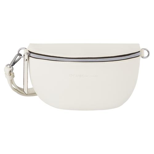 „Gürteltasche TOM TAILOR DENIM „“Rosie““ Gr. B/H/T: 23,5 cm x 14 cm x 3,5 cm, weiß Damen Taschen Gürteltaschen kleine Umhängetasche die sich ebenfalls als Gürteltasche tragen lässt“