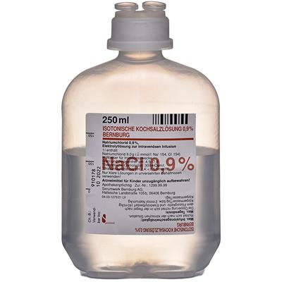 Isotonische Kochsalzlsg.0,9% Bernburg Inf.-L.PE 10x250 ml Infusionslösung Image
